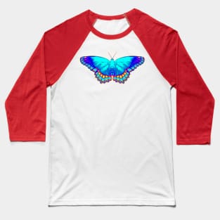 Colorful Butterfly Cool Baseball T-Shirt